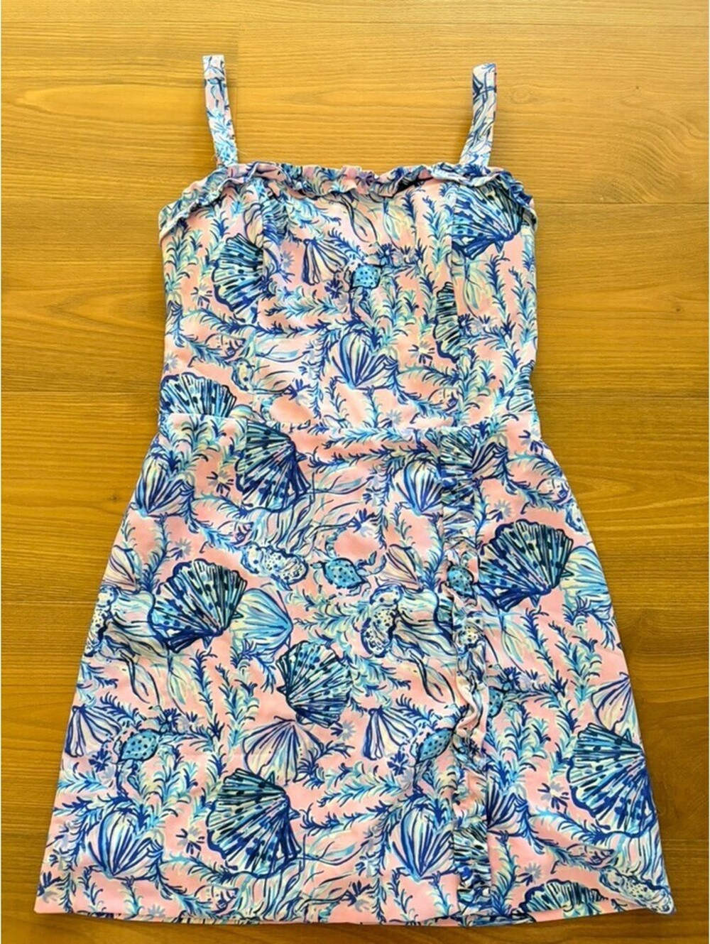 Lilly Pulitzer Zenon Ruffle Romper Dress in Magnolia Lilac